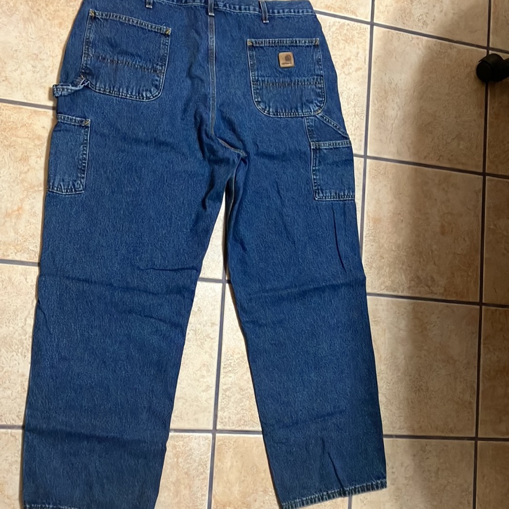 CARHARTT ORIGINAL DUNGAREE FIT 100% COTTON MENS 40x32 EXCELLENT CONDITION - Picture 3 of 6
